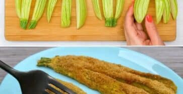 Zucchine impanate al forno