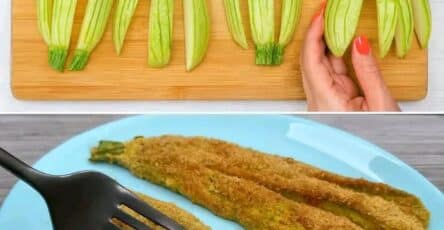 Zucchine impanate al forno