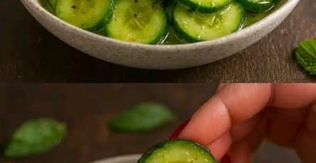 Zucchine marinate estive
