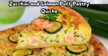 Zucchine salmone pasta sfoglia