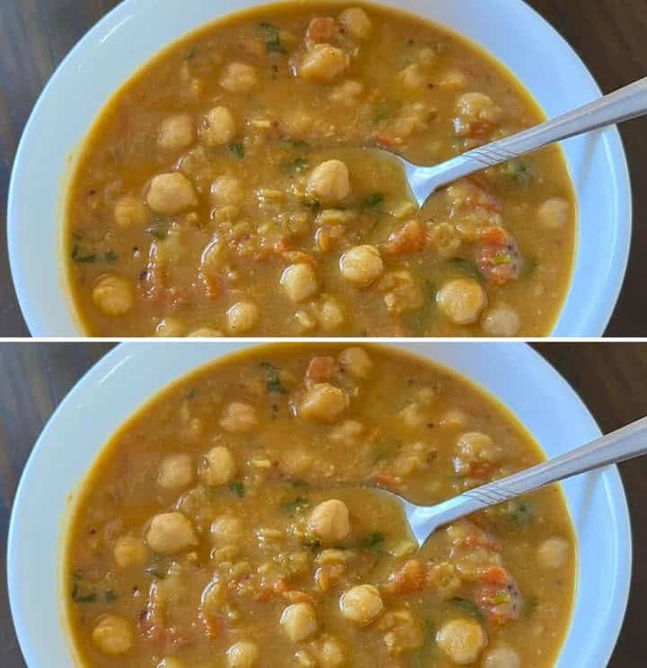 Zuppa di ceci semplice