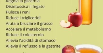 aceto di mele mattutino
