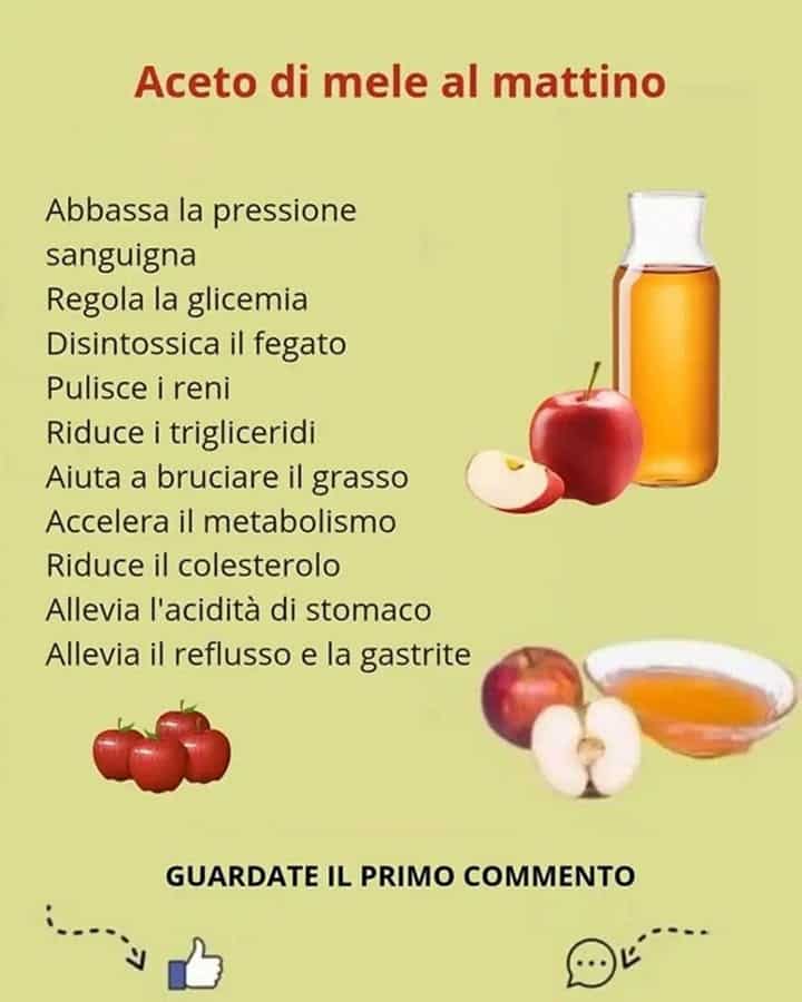aceto di mele mattutino