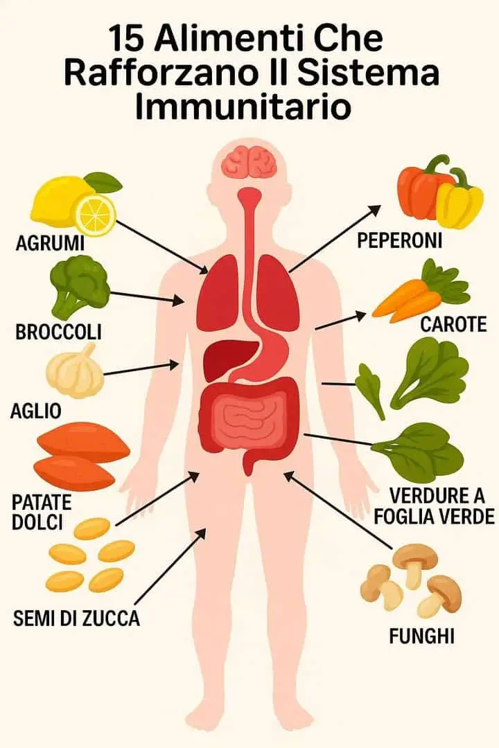 alimenti sistema immunitario