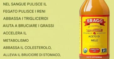 benefici aceto di mele