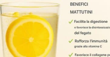 bere acqua limone corretto