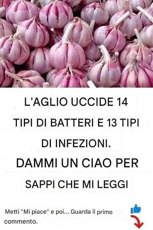 bucce d'aglio preziose