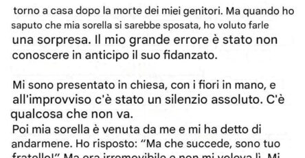 cacciato dal matrimonio sorpresa