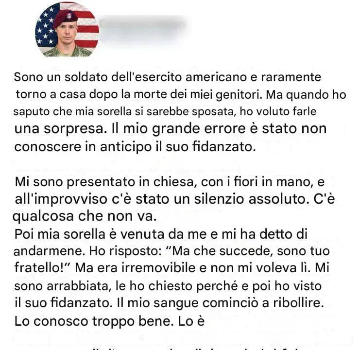 cacciato dal matrimonio sorpresa