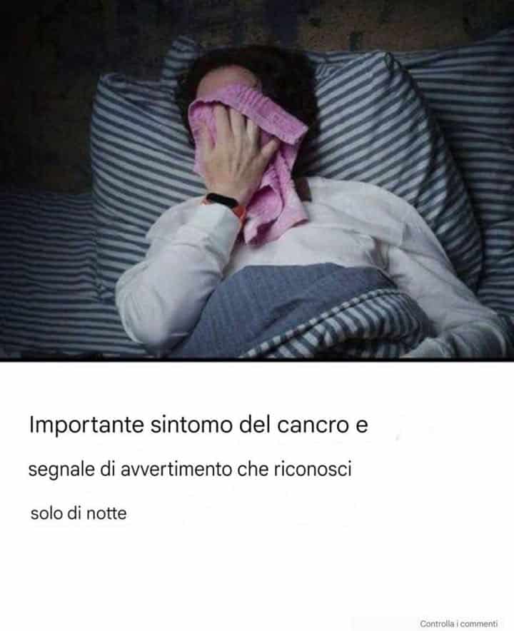 cancro segno rilevato notte