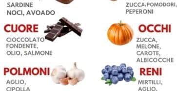 cibo sano per il corpo