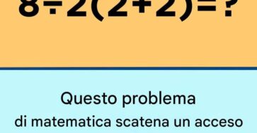 controverso problema matematico