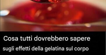 gelatina benefici salute dieta