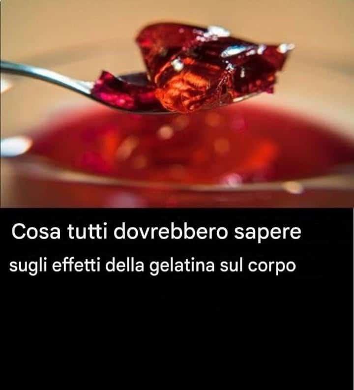 gelatina benefici salute dieta