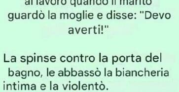 incidente bagno mattutino