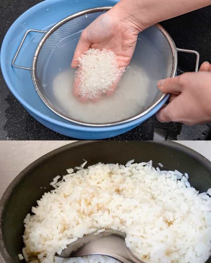 lavare il riso importante