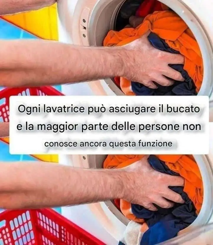 lavatrice asciugare bucato