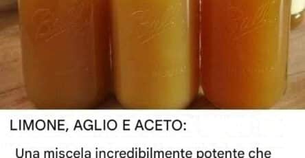 limone aglio aceto