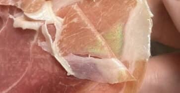 lucentezza arcobaleno prosciutto