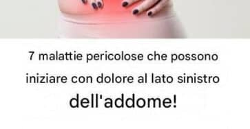 malattie dolore lato sinistro