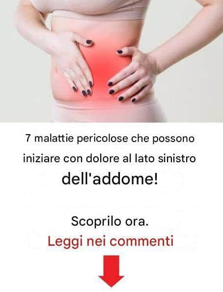 malattie dolore lato sinistro