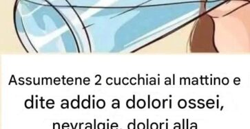 mezzo bicchiere mattino