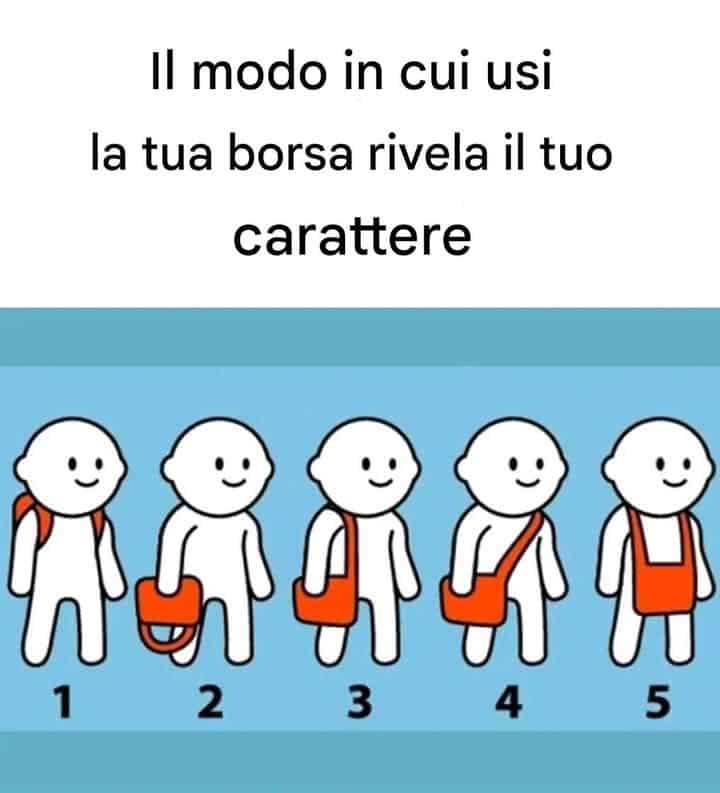 modo borsa carattere