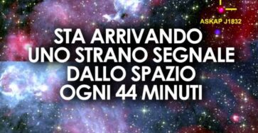 oggetto sconosciuto segnali radio