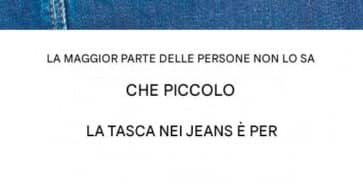 piccola tasca jeans