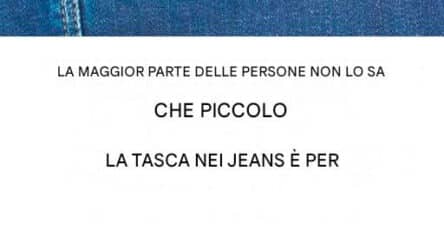 piccola tasca jeans
