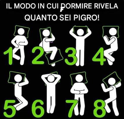 posizione durante il sonno