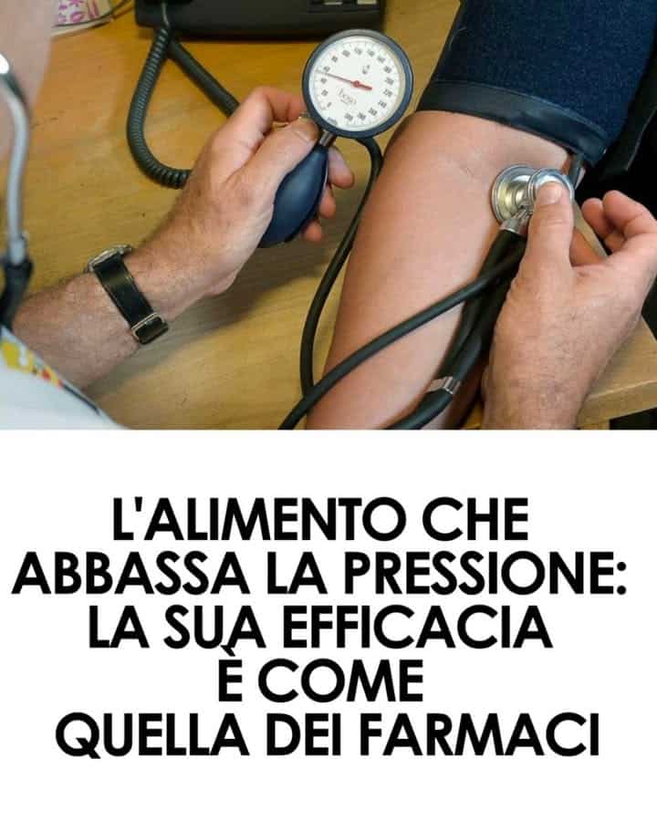 pressione bassa alimento efficace