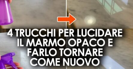 pulire marmo lucido naturale