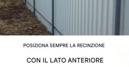 recinzione verso il vicino