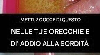 rimedio per la sordità