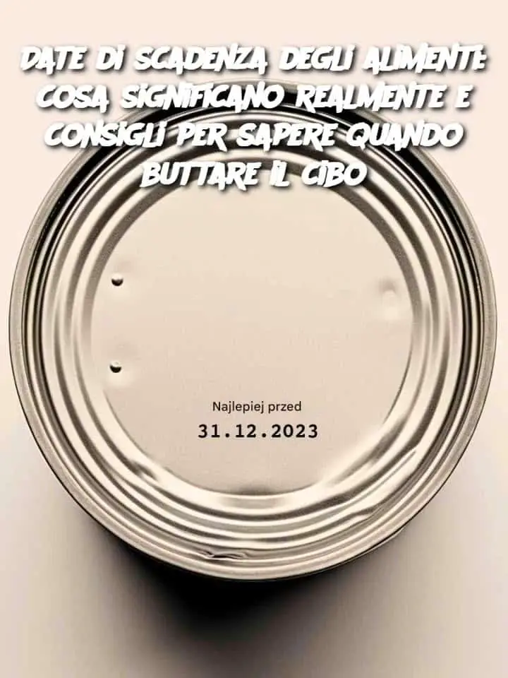 scadenza degli alimenti