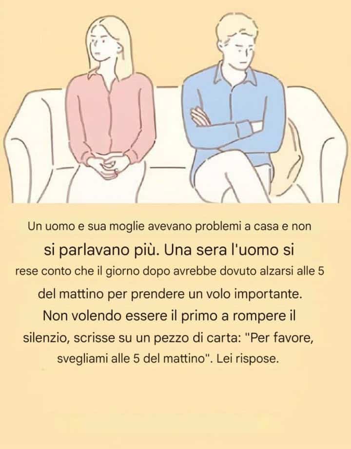 sveglia alle 5:00 mattina