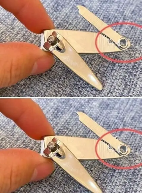 tagliaunghie accessorio segreto