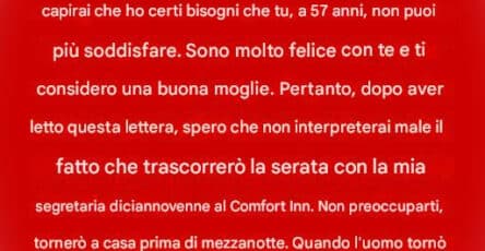 vendetta sfacciata moglie 57 anni