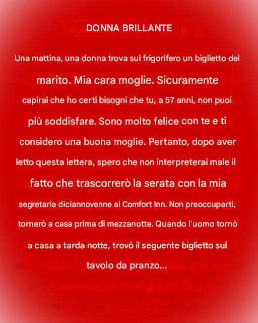 vendetta sfacciata moglie 57 anni