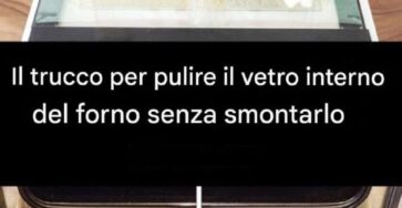 vetro interno del forno