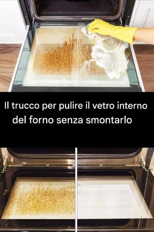 vetro interno del forno