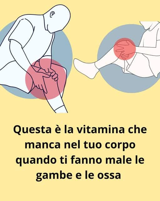 vitamina gambe ossa dolore