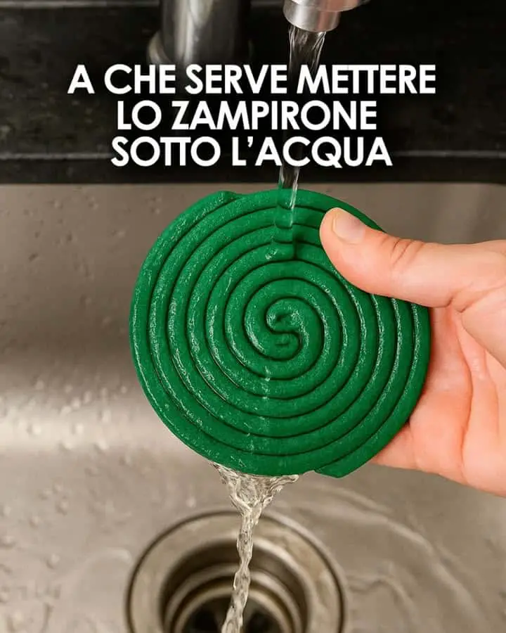 zampirone sotto l'acqua